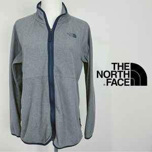 The North Face‎ M Glacier Alpine Full Zip fleece jacket medium grey heather